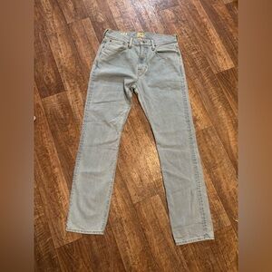 J. Crew Men's Light Gray Straight Jeans